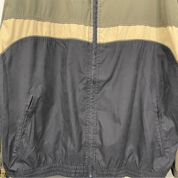 Weatherproof Performance Jacket Navy/Green Full Zip Men's Size XL Wind Resistant - Picture 10 of 13